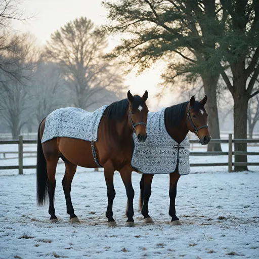 Bien choisir la couverture d’hiver pour chevaux dans les métiers des courses hippiques