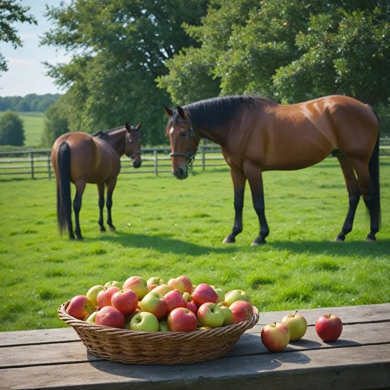 Les bienfaits de la pomme pour le cheval dans les métiers des courses hippiques