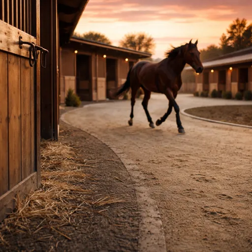 Écurie active : repenser l’hébergement des chevaux de courses en mouvement permanent